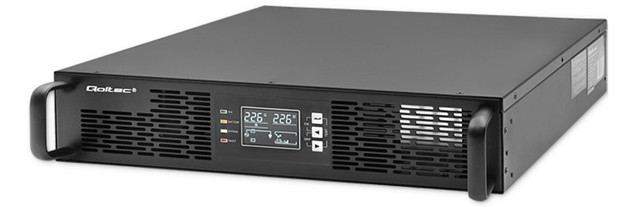 Zasilacz Qoltec UPS 1kVA 1000W Power Factor 1.0 On-line