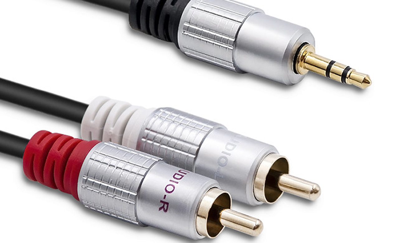 Kabel audio Qoltec 2x RCA  Mini Jack 3.5 mm