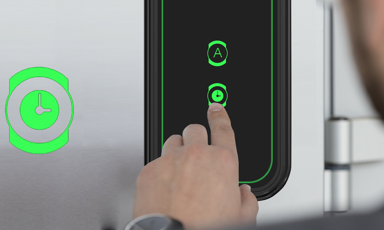 Mobilna ładowarka Qoltec do samochodów EV zegar