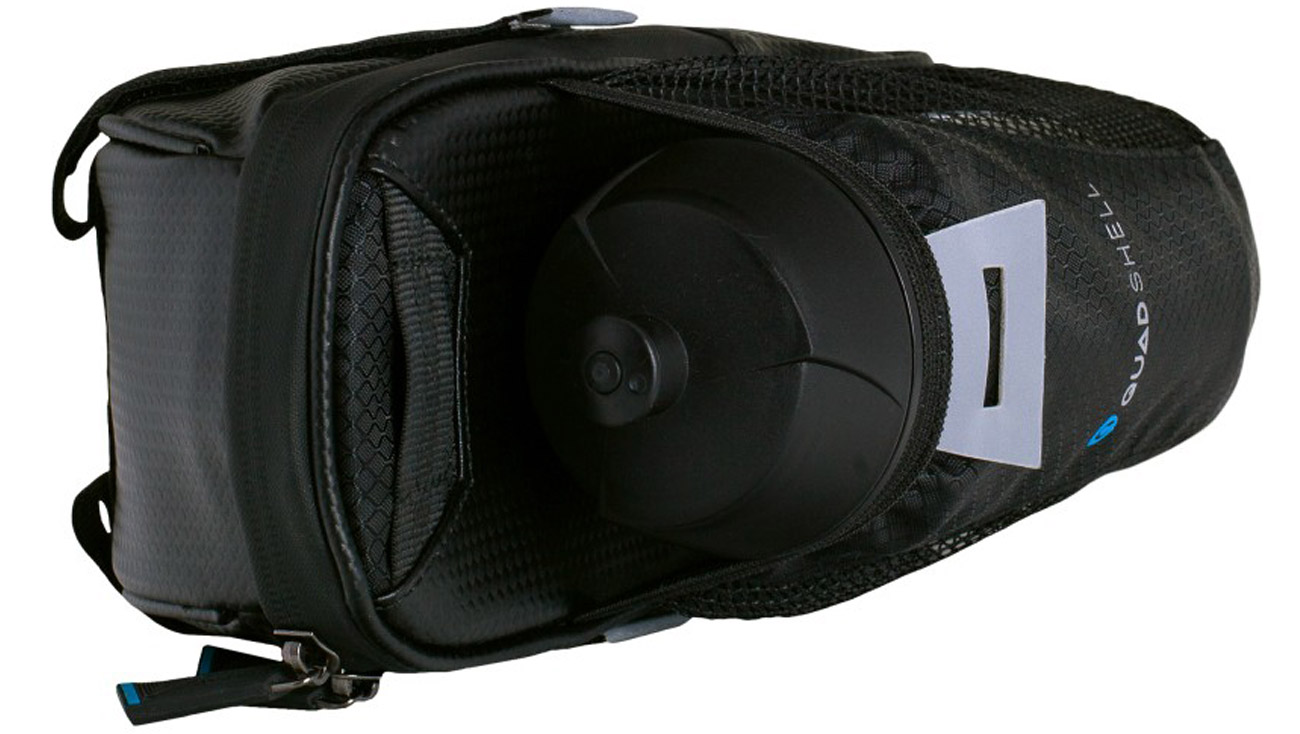 Fahrradtasche QuadShell TORPEDO - Flache Ansicht im Winkel