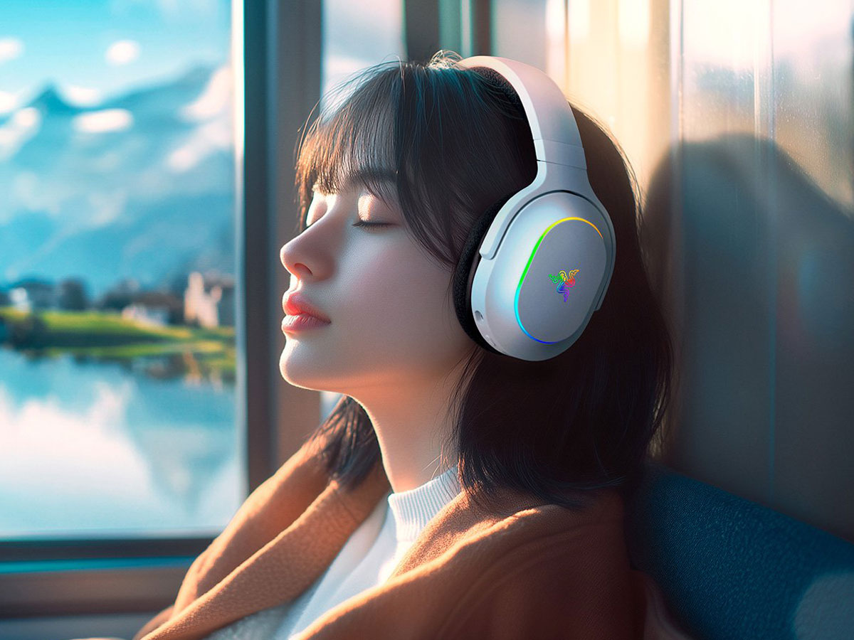 Drahtlose Kopfhörer Razer Barracuda X Chroma Black - Lifestyle-Grafik