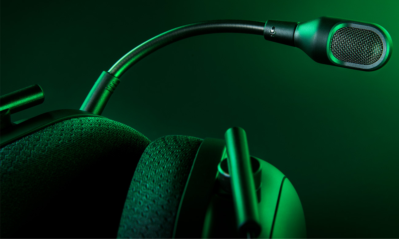 Bezprzewodowy zestaw słuchawkowy Razer BlackShark V2 Pro 2023 Black - Mikrofon superszerokopasmowy Razer HyperClear