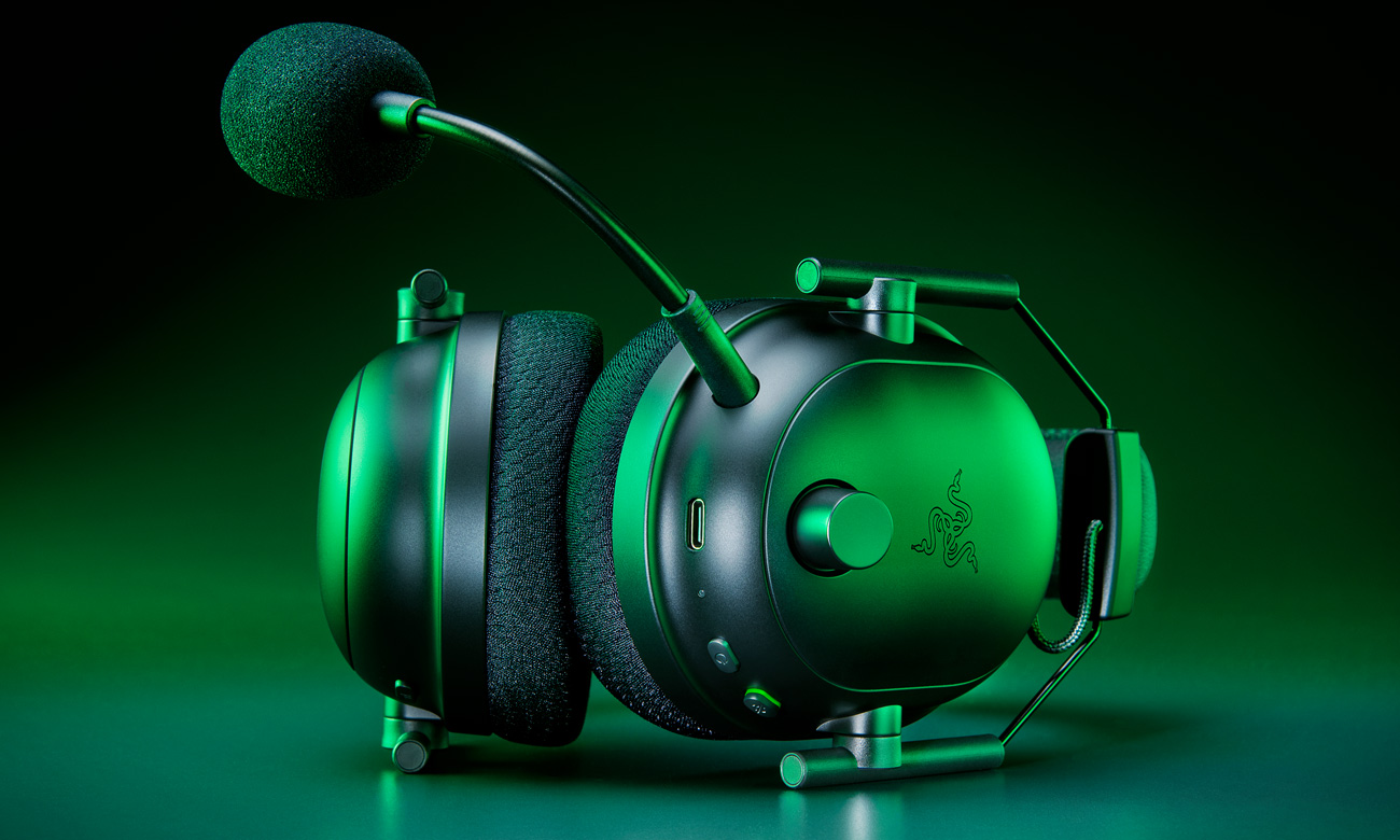 Bezprzewodowy zestaw słuchawkowy Razer BlackShark V2 Pro 2023 Black - Nauszniki z ultramiękką pianką zapamiętującą kształt