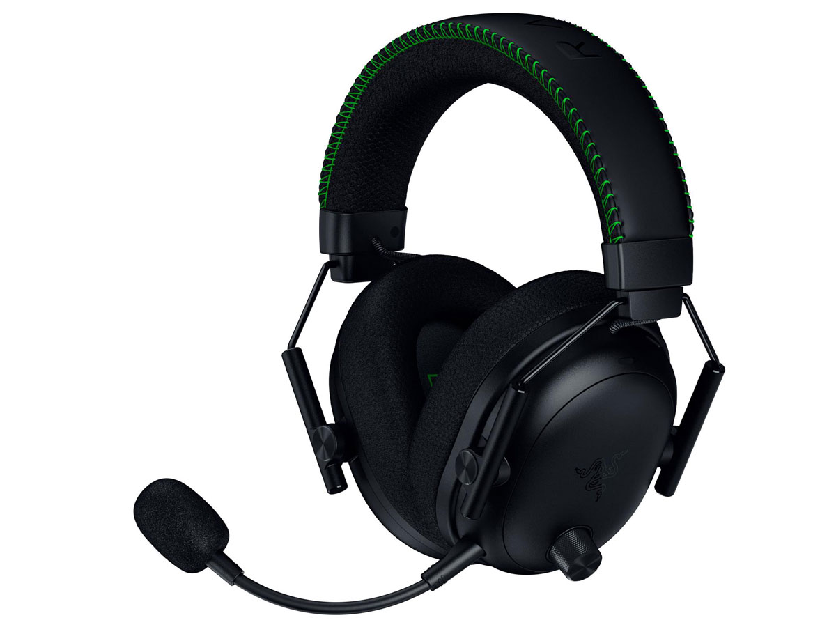 Zubehör für Gaming: Razer BlackShark V3 Pro für Xbox Schwarz - Ansicht von vorne im Winkel