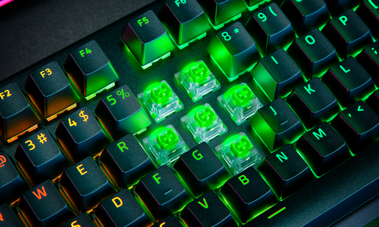 Razer BlackWidow V4 Grüne Schalter