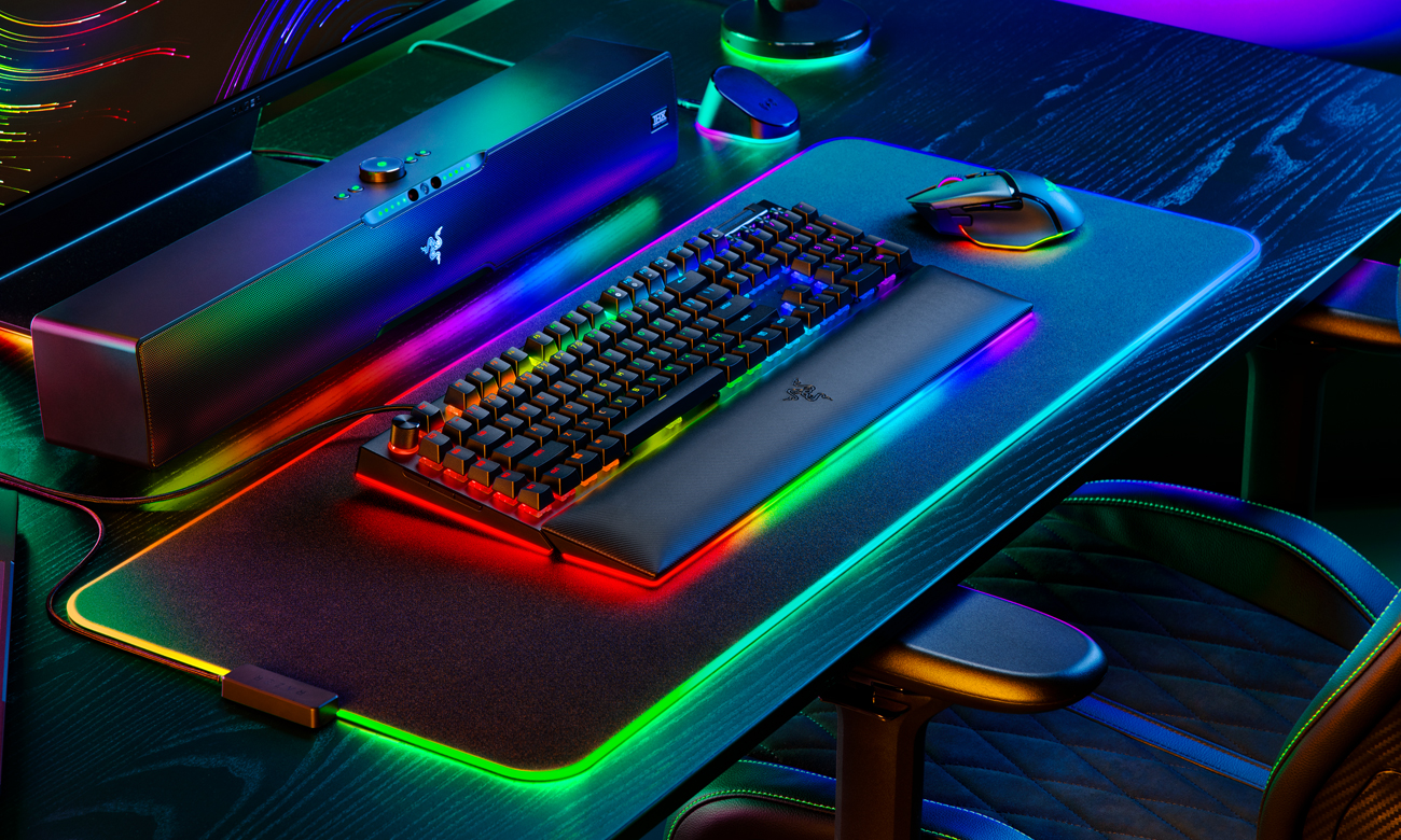 Razer BlackWidow V4 Aussehen am Arbeitsplatz