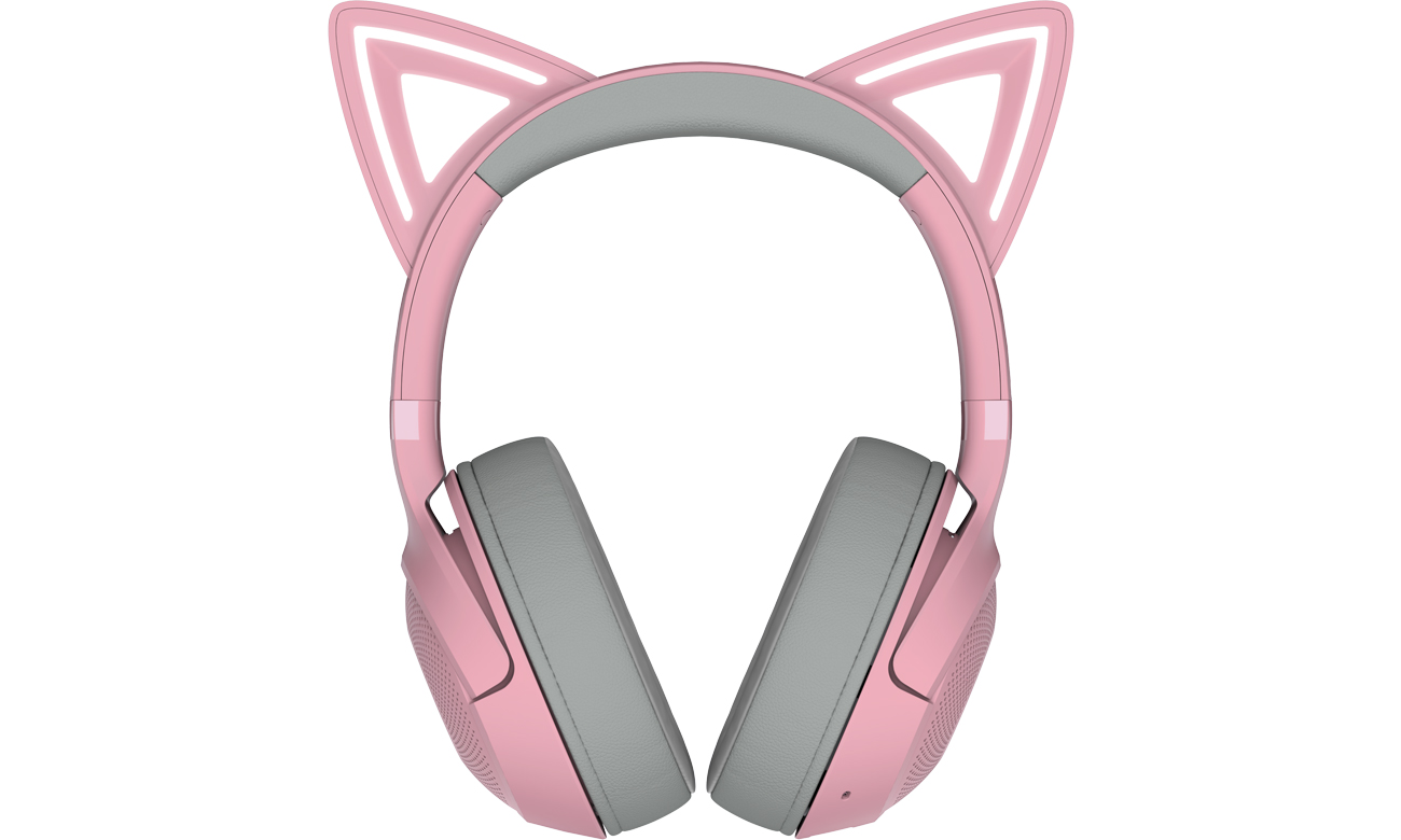 Drahtloses Headset Razer Kraken Kitty V2 BT Quartz - Frontansicht