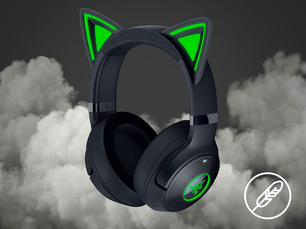Zubehör für Gaming: Razer Kraken Kitty V2 BT Black - Für deinen Komfort