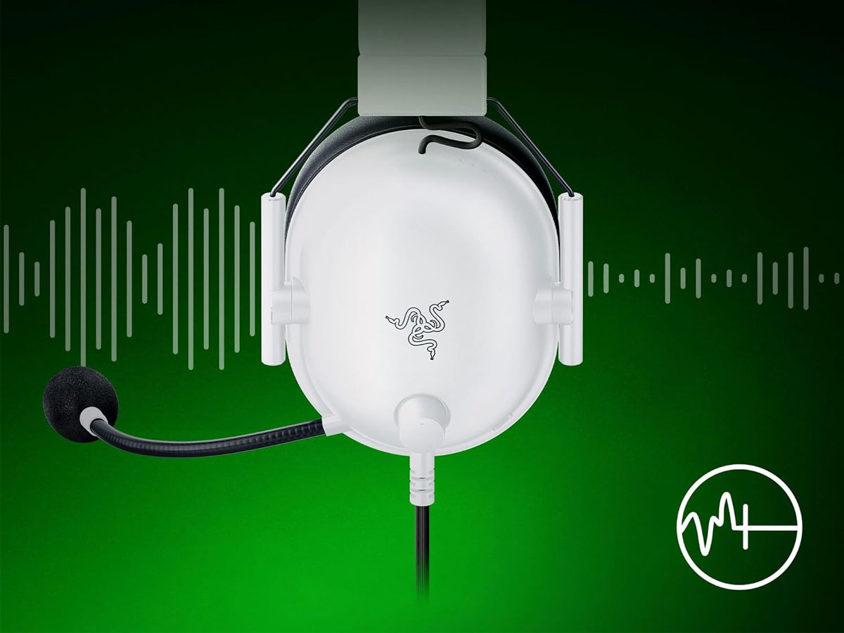 Słuchawki Razer BlackShark V2 X Xbox White - ununterbrochene Kommunikation