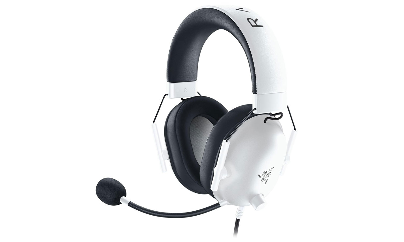 Słuchawki Razer BlackShark V2 X Xbox White - Blick von vorne schräg