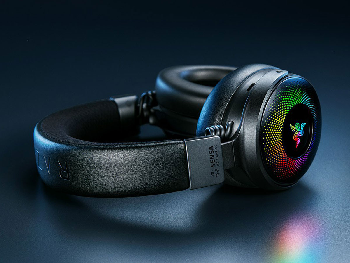 Drahtlose Razer Kraken V4 Pro Kopfhörer - Lifestyle-Grafik