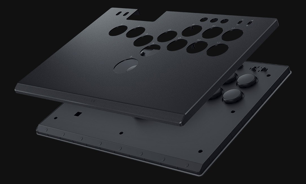 Kontroler do gier Razer Kitsune - Smukła konstrukcja i wymienna aluminiowa płyta