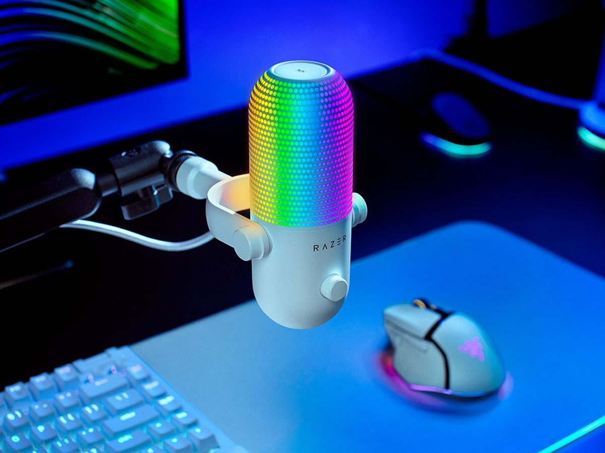 Mikrofon Razer Seiren V3 Chroma Weiß - Lifestyle-Grafik