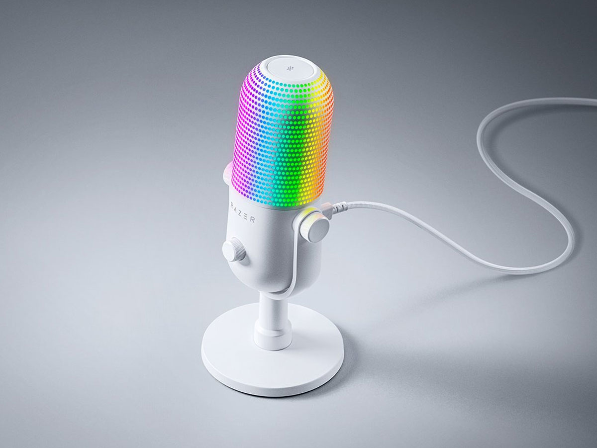 Mikrofon Razer Seiren V3 Chroma Weiß - Lifestyle-Grafik