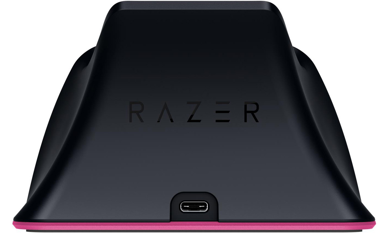 Stacja ładująca Razer Universal Quick Charging Stand PS5 Pink - Widok od tyłu