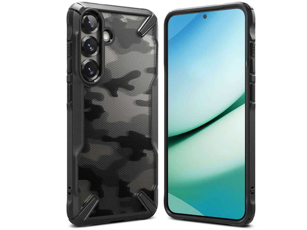 Ringke Fusion X für Samsung Galaxy S25+ Camo Black