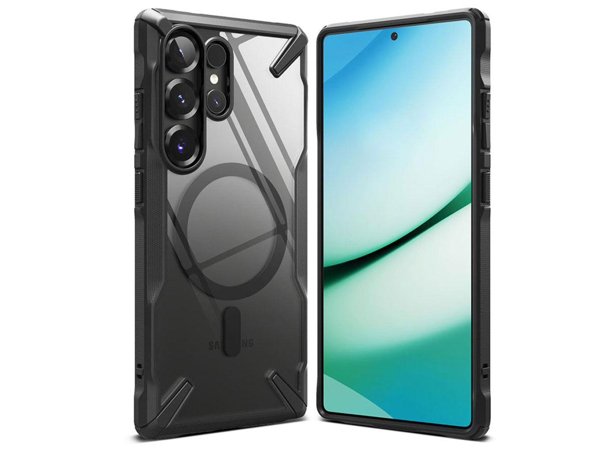 Etui Ringke Fusion X Magnetic MagSafe für Samsung Galaxy S25 Ultra Black