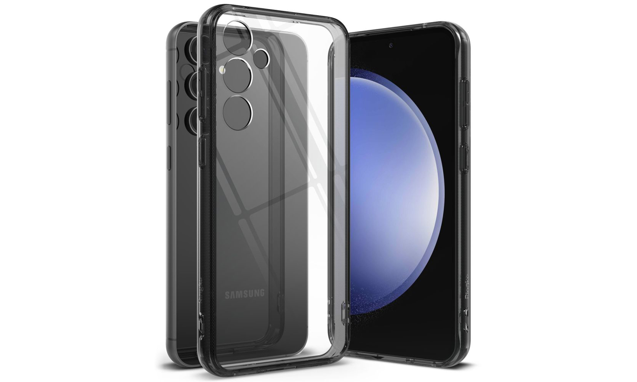 Etui Ringke Fusion für Samsung Galaxy S23 FE Smoke black - Allgemeine Ansicht