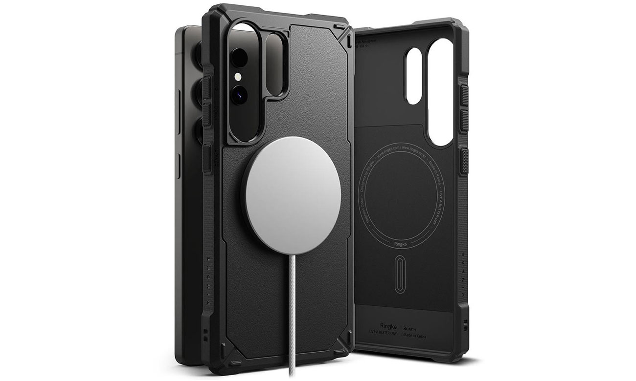 Ringke Rugged Gear Magnetic Magsafe für Samsung Galaxy S25 Ultra Black