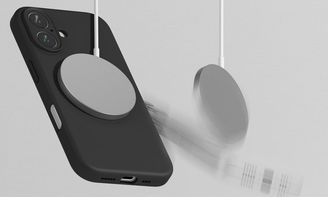 Ringke Silicone Magnetic Magsafe Hülle für iPhone 16 Pro Schwarz