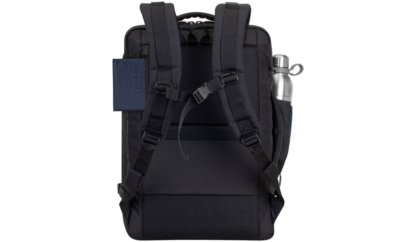 RIVACASE Tegel 8461 17.3 schwarz Rückseite Schultergurte