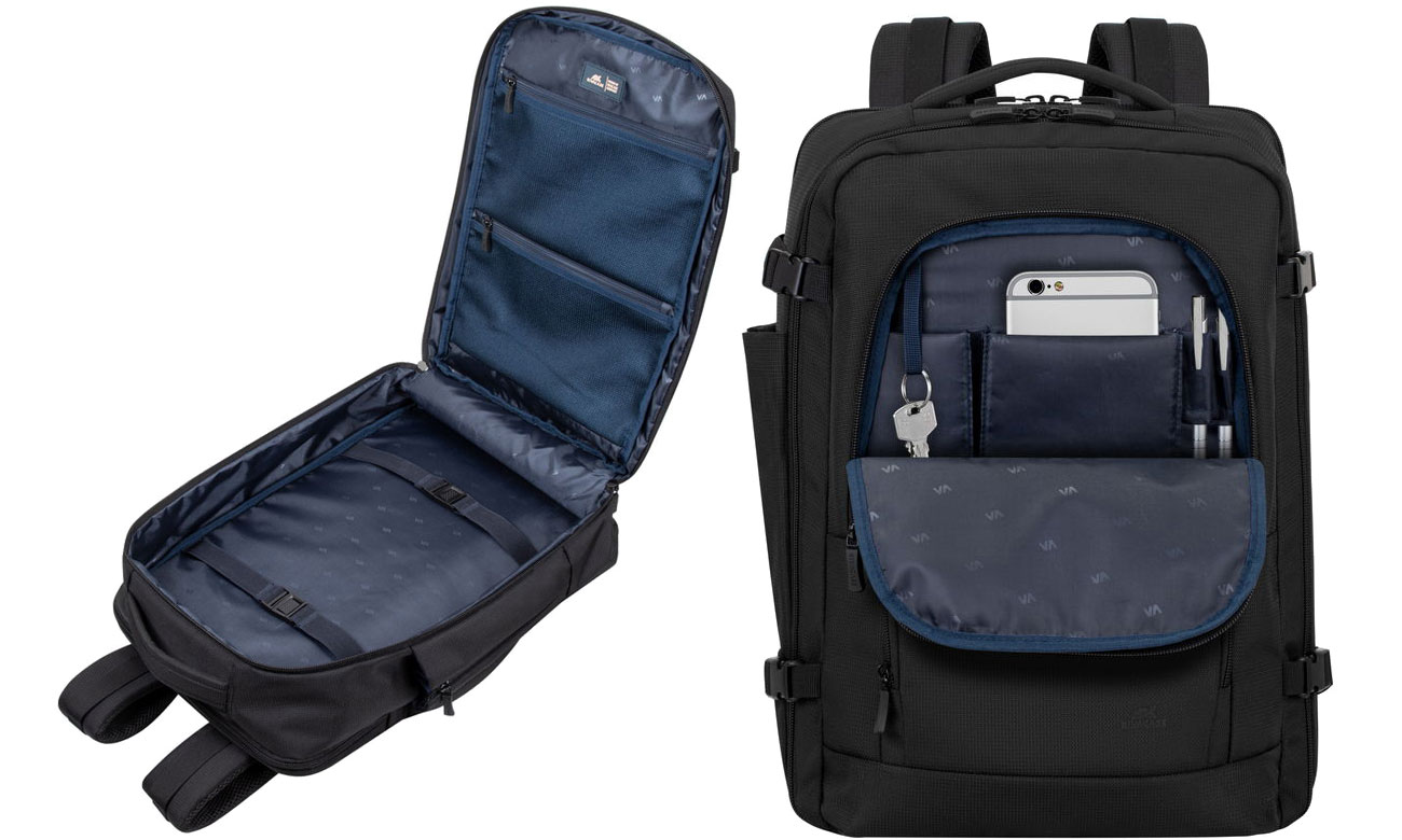 RIVACASE Tegel 8461 17.3 schwarz Innenraum