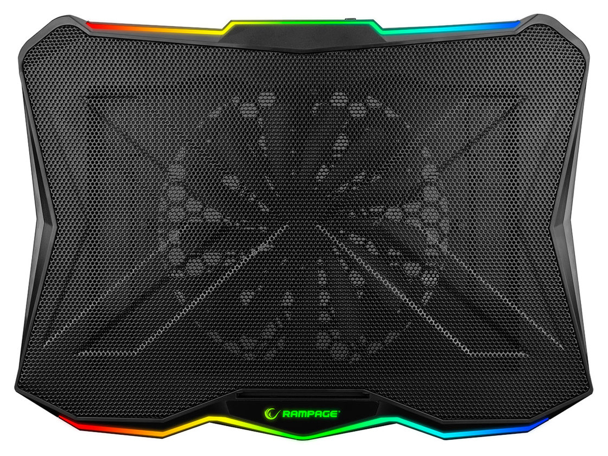 Kühlständer für Laptop 15-17'' Rampage Showy - Frontansicht