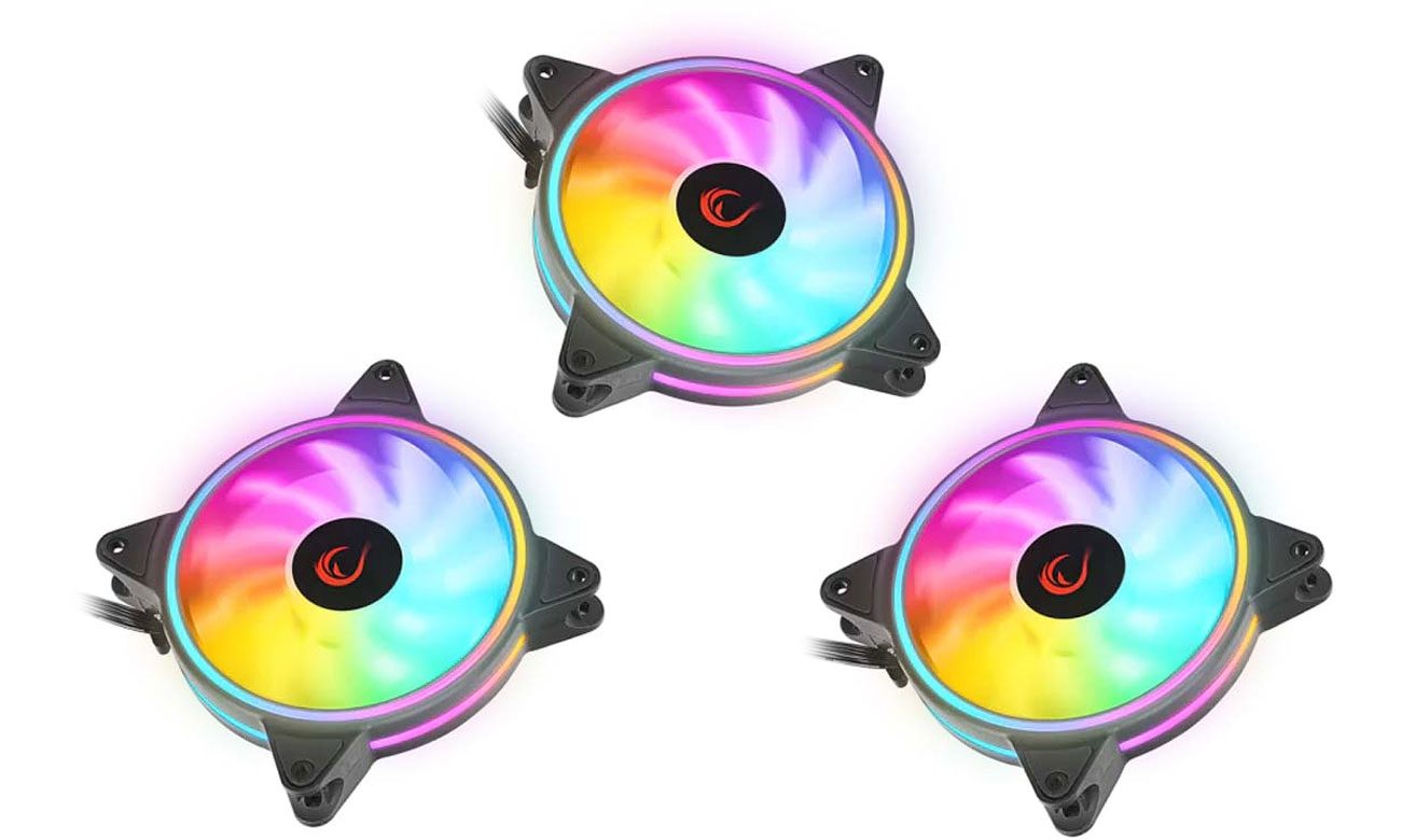 Rampage Coolwind F3 Triple Pack 3x120mm