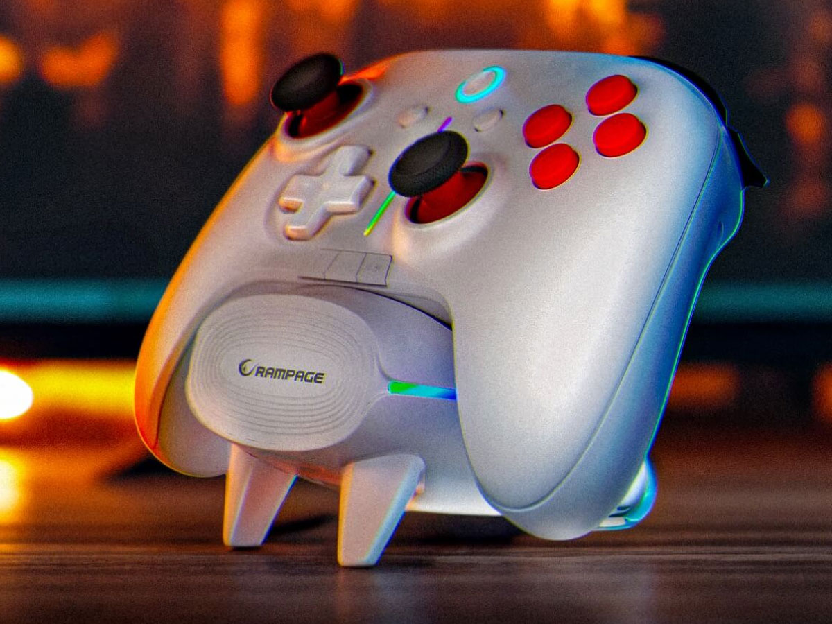 Rampage Hydra Pro Wireless White Controller – Lifestyle-Grafik