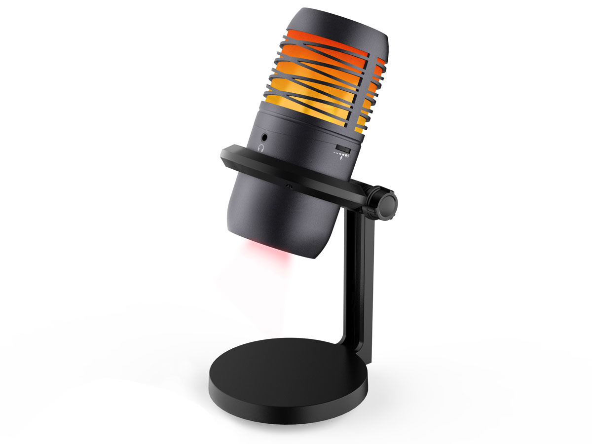 Mikrofon Redragon GM211 Nebula - Ansicht von vorne im Winkel