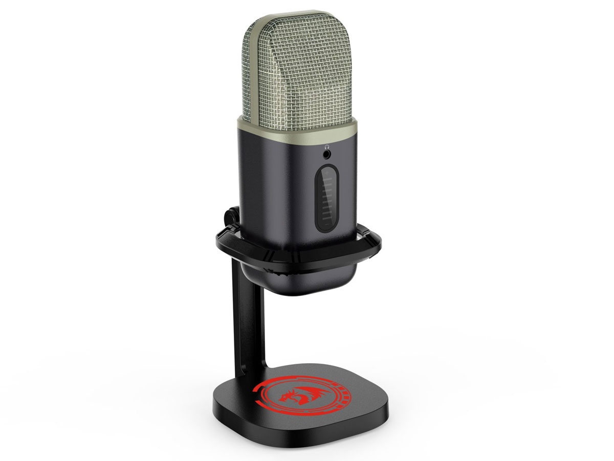 Mikrofon Redragon GM305 Echowave - Ansicht von vorne im Winkel