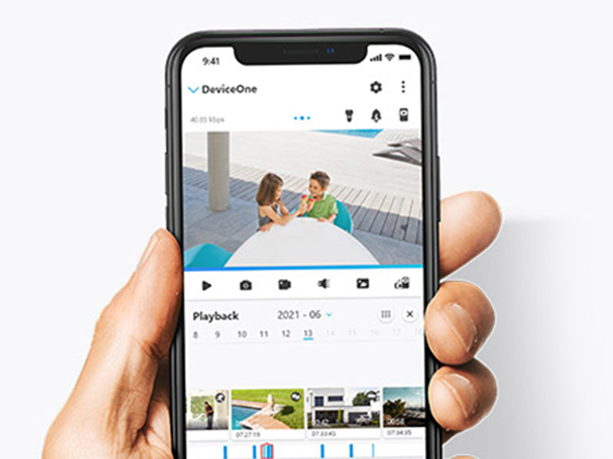 Intelligente Außenkamera 4G G330 - Lifestyle-Grafik