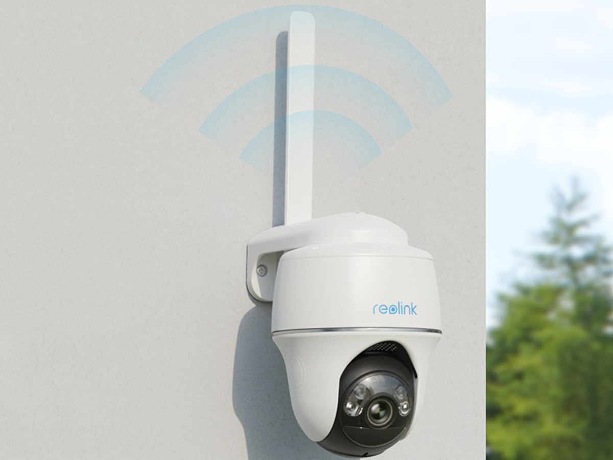 Intelligente drehbare Außenkamera Reolink 4G G430 - Lifestyle-Grafik