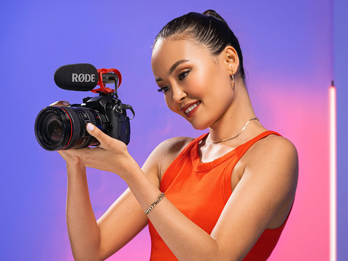 Mikrofon für Kamera RØDE VideoMic GO II HELIX - Lifestyle-Grafik
