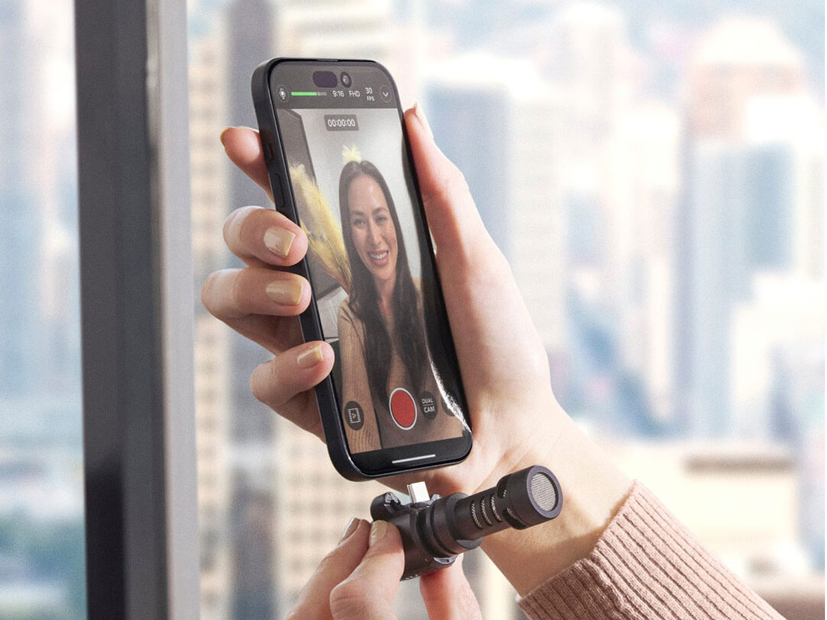 Mikrofon für Smartphones RØDE VideoMic Me-C+ - Lifestyle-Grafik