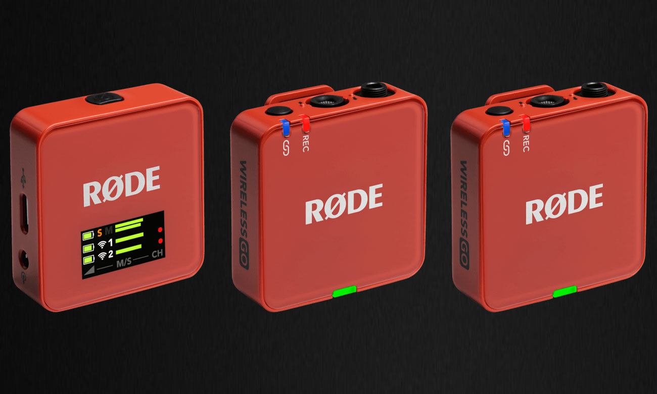 RØDE Wireless GO (Gen 3) Clay - Grafik mit Hintergrund