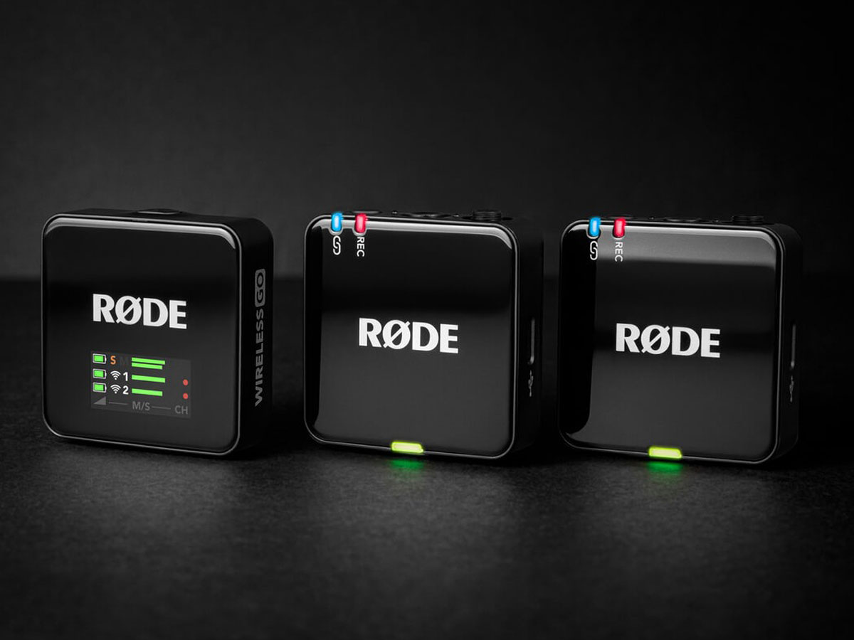 RØDE Wireless GO (Gen 3) - Grafik mit Hintergrund