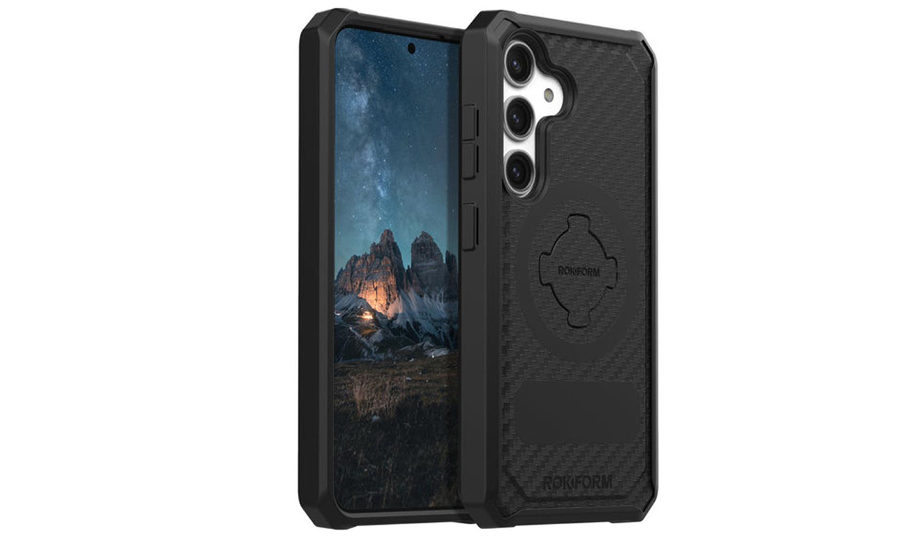 Rokform Magnetic Rugged Hülle für Samsung Galaxy S24+ Schwarz