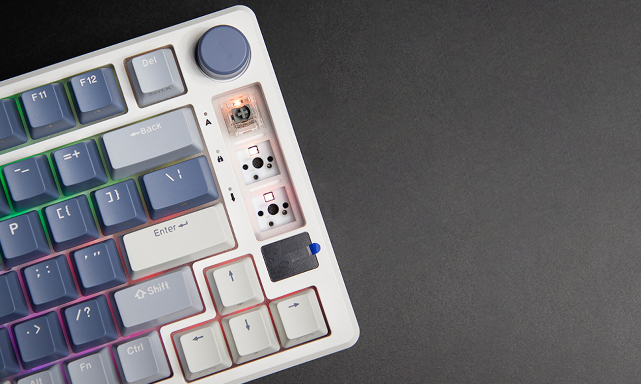 Royal Kludge RKM75 RGB Schalter