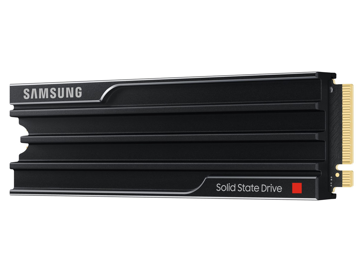 SSD-Festplatte M.2 Samsung 9100 PRO PCIe Gen5 NVMe - Rückansicht