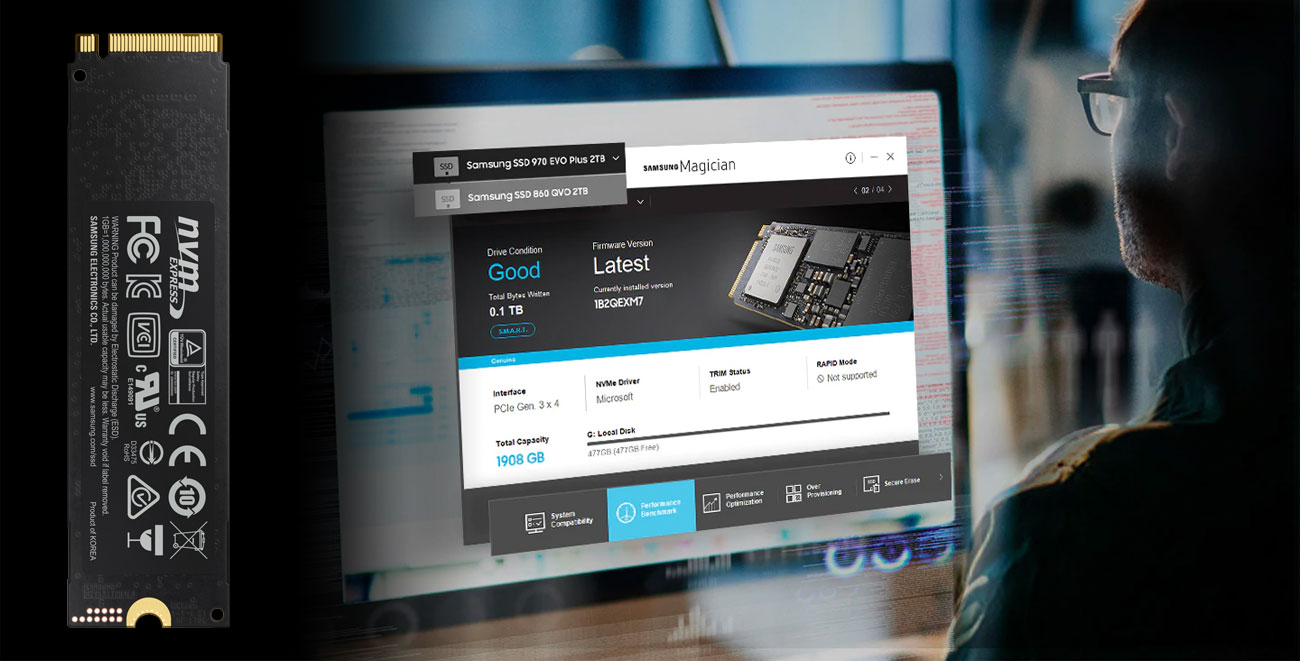Samsung 970 EVO Plus Samsung Magician Software