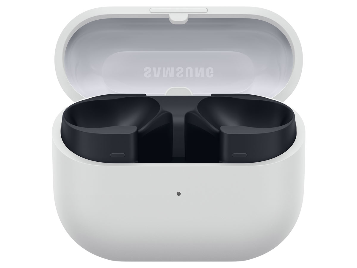 Samsung Galaxy Buds3 FE grau SM-R420NZAAEUE geöffnetes Ladeetui