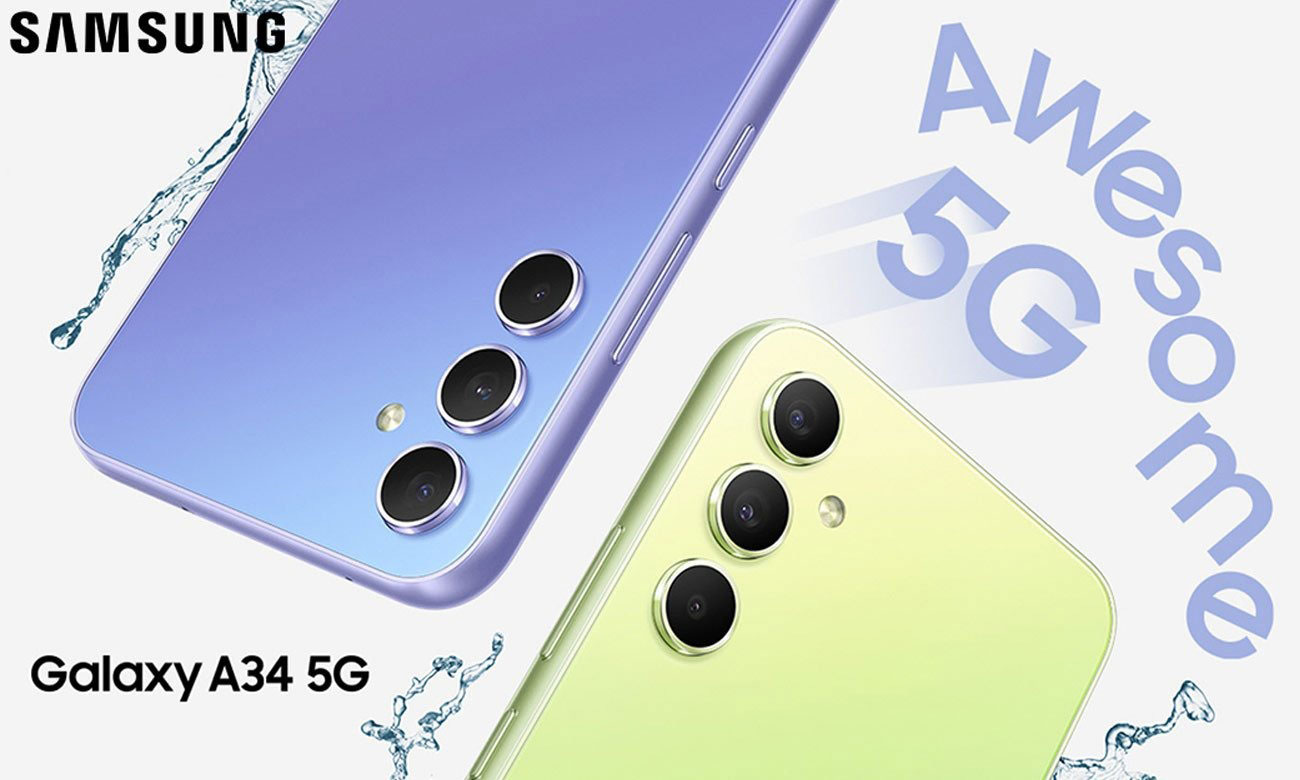 Smartphone Samsung Galaxy A34 5G 128 GB Grafit