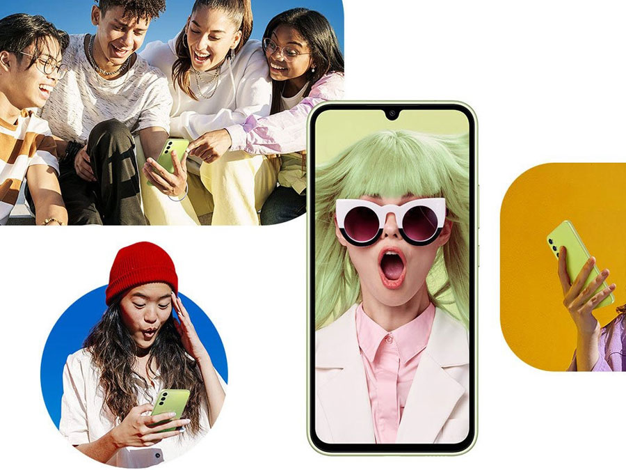 Samsung Galaxy A34 5G 128 GB grafit Bildschirm