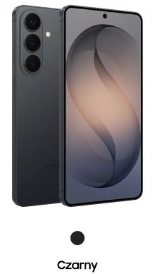 Packshot Galaxy S26+ in schwarzer Farbe