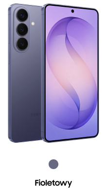 Packshot Galaxy S26+ in violetter Farbe