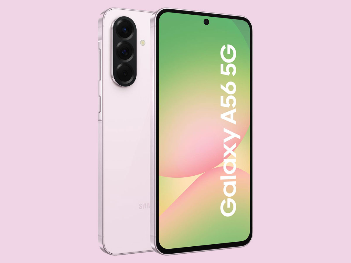 Samsung Galaxy A56 5G - Grafik mit Hintergrund