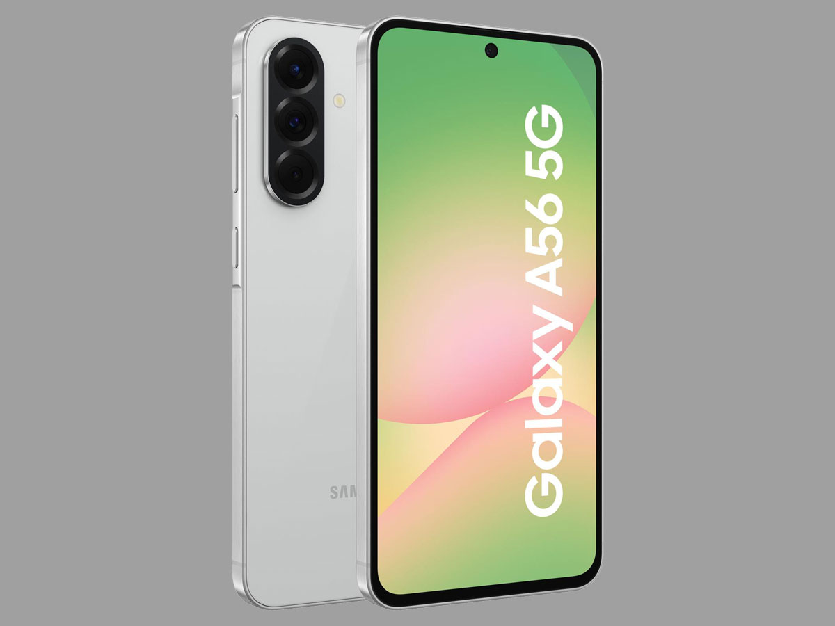 Samsung Galaxy A56 5G - Grafik mit Hintergrund