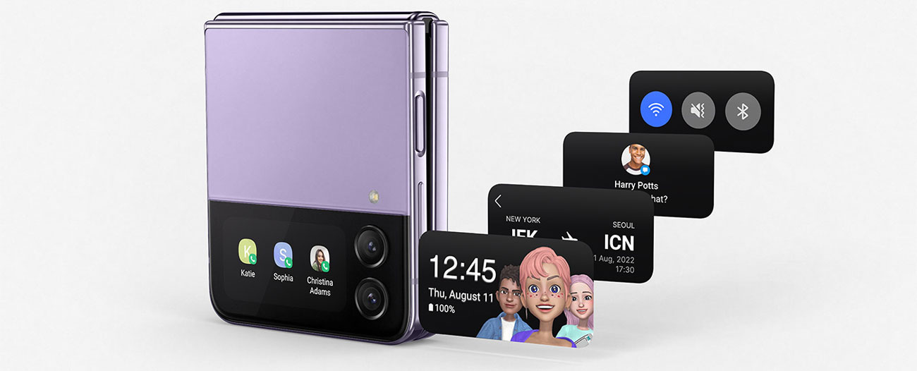 Samsung Galaxy Z Flip4 5G externer Bildschirm