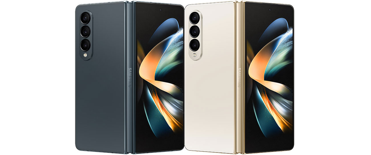 Samsung Galaxy Z Fold4 5G Schwarz und Gold